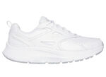 SKECHERS, sportliche Damen-Sneaker, aus Leder WEISS
